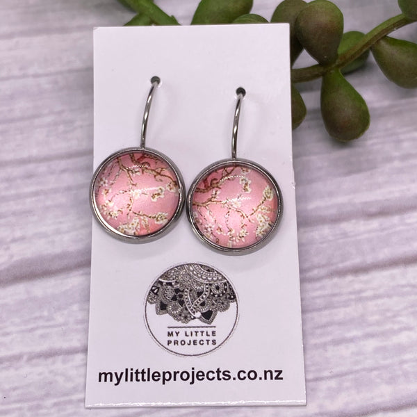Earrings - Patterns & Prints SILVER French Drop - 12mm