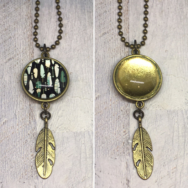 Double Sided Necklaces in BRONZE