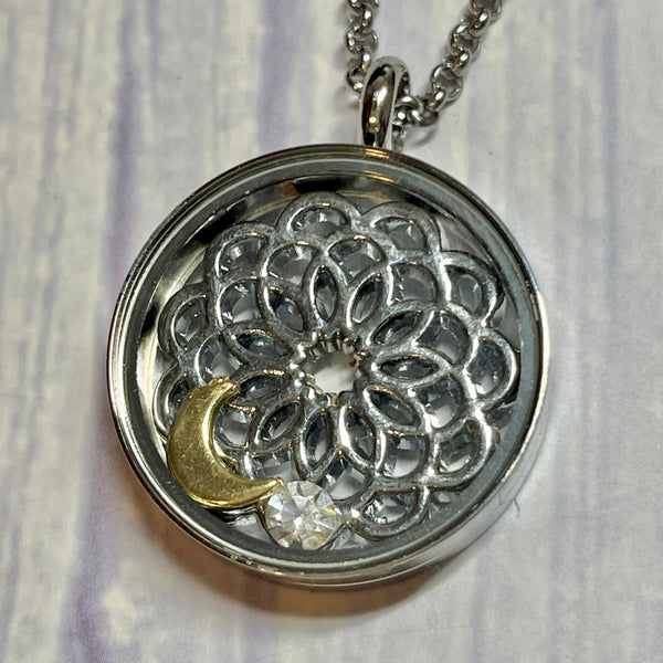 Floating Locket Necklace - SILVER