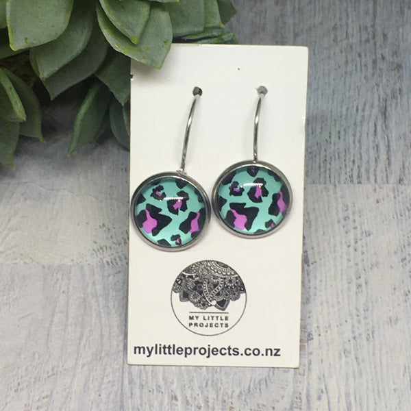 Earrings - Patterns & Prints SILVER French Drop - 12mm