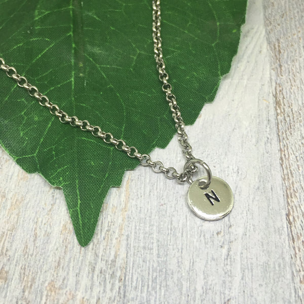 Personalised Letter Necklace - SILVER