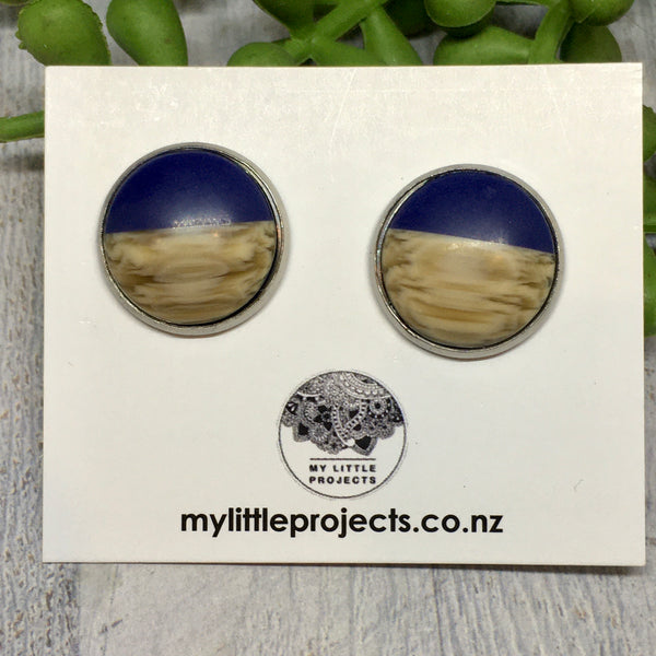 Glass Dome Studs  - LARGE (16mm)