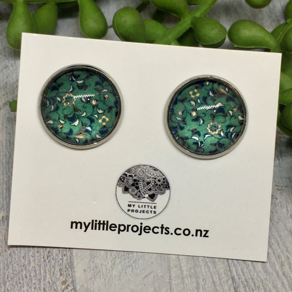 Glass Dome Studs  - LARGE (16mm)