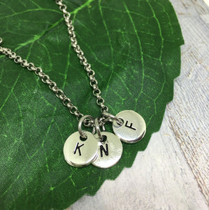Personalised Letter Necklace - SILVER